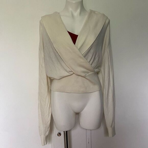 Reiss Wrap Front cardigan sweater - Picture 7 of 11